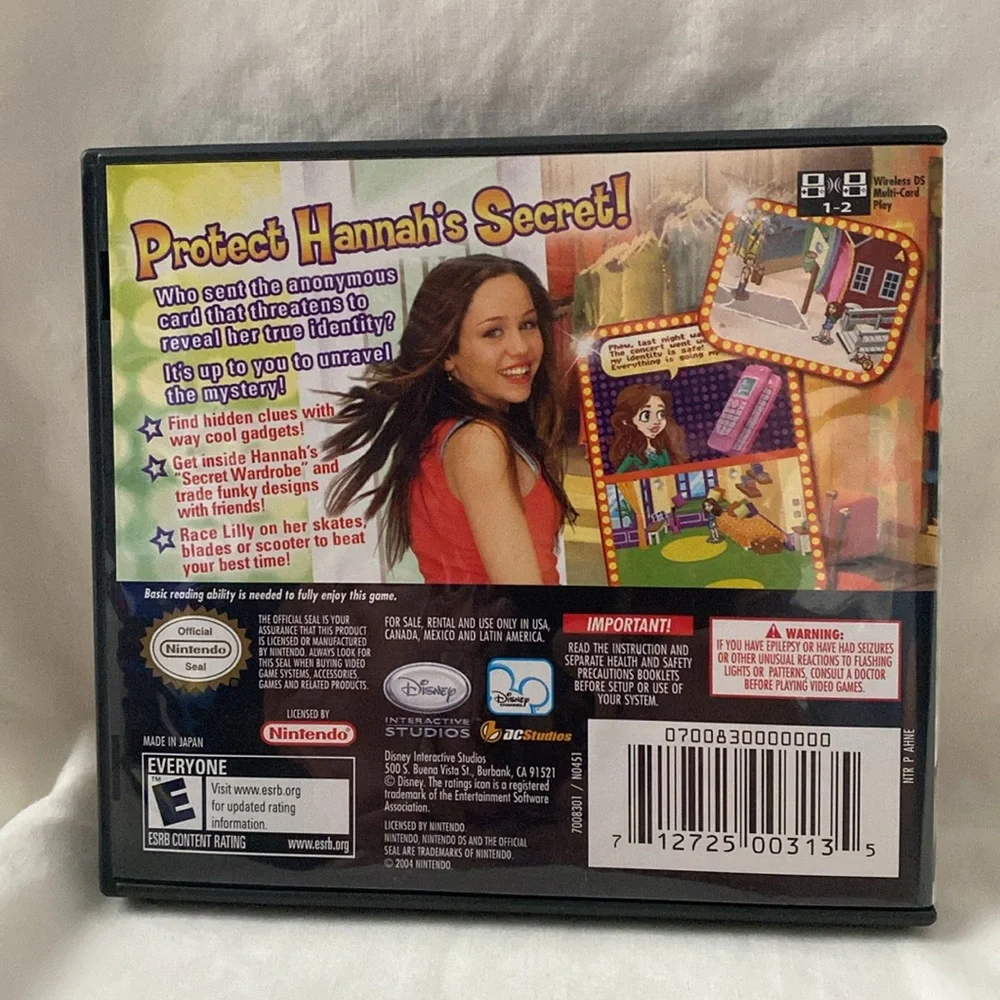 Hannah Montana Nintendo DS (BIN4)